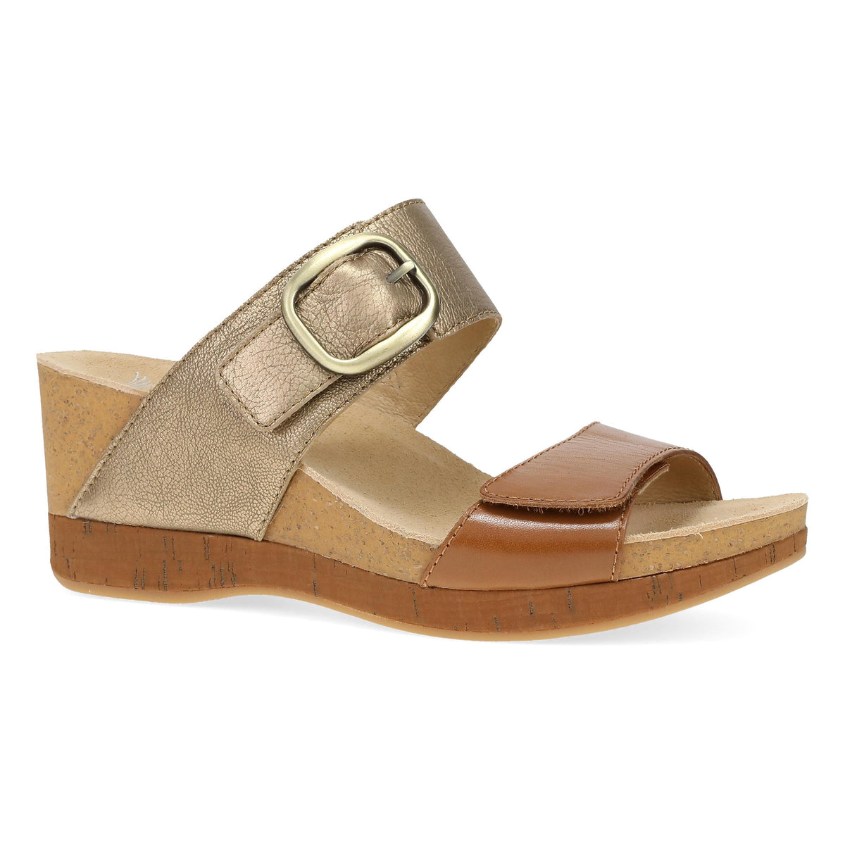 Gold Tan Leather Sandal,36