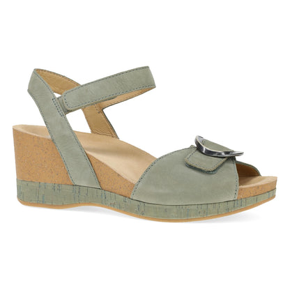 Sage Milled Nubuck Sandal,36