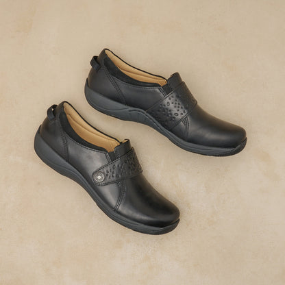 Sallie Black Waxy Burnished Dansko For Work|Women