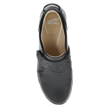 Sallie Black Waxy Burnished Dansko For Work|Women