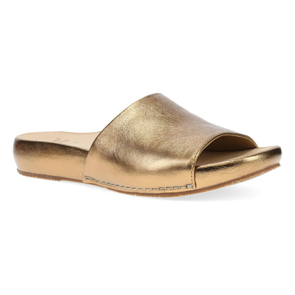 Bronze Metallic Sandal,36