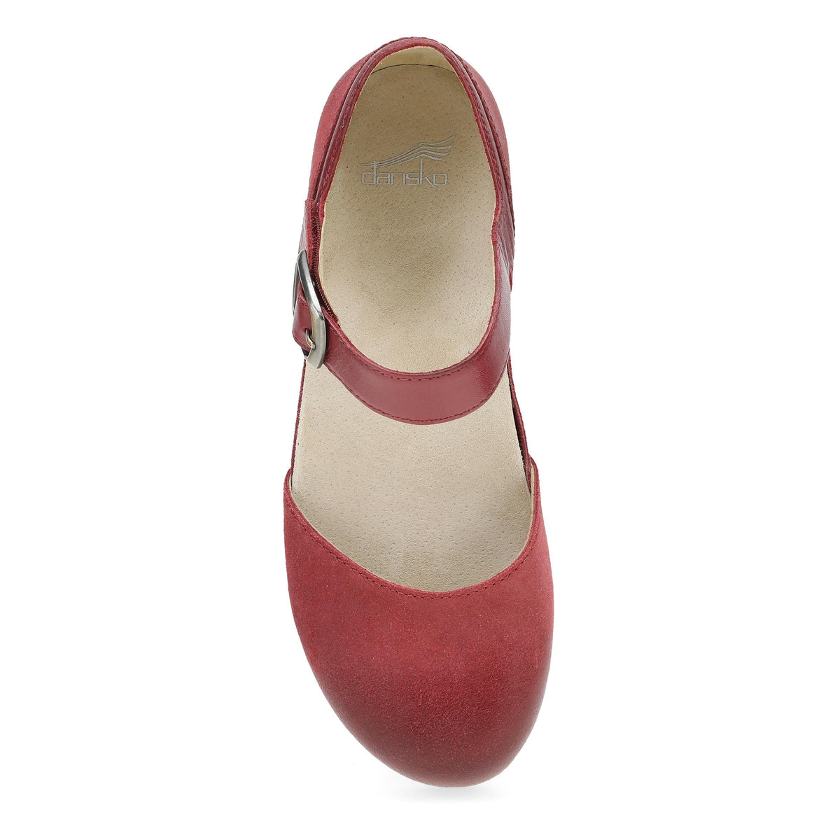 Mae Red Burnished Suede Dansko Sale|Women